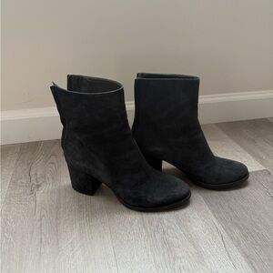 Jimmy Choo Black Suede Ankle Booties